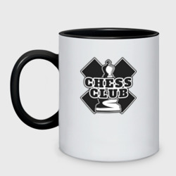 Кружка двухцветная Chess club