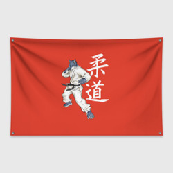 Флаг-баннер Боец волк