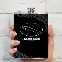 Фляга Jaguar speed на темном фоне со следами шин - фото 2