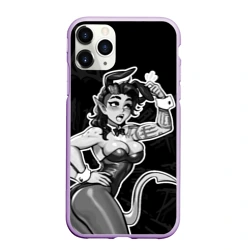 Чехол для iPhone 11 Pro Max матовый Карлах в костюме зайки - baldurs gate