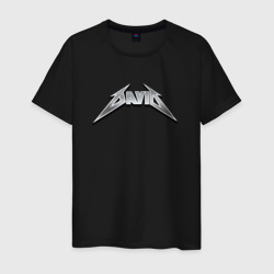 Мужская футболка хлопок Давид в стиле рок-группы Металлика