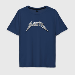 Мужская футболка хлопок Oversize Даня в стиле рок-группы Металлика