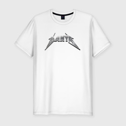 Мужская футболка хлопок Slim Даня в стиле рок-группы Металлика