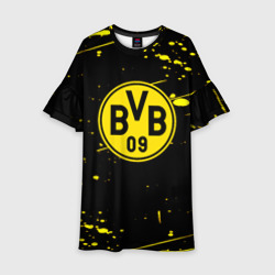 Детское платье 3D Borussia yellow splash