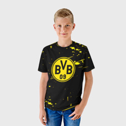 Детская футболка 3D Borussia yellow splash - фото 2