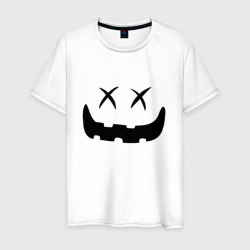 Мужская футболка хлопок Призрак с крестами привидение