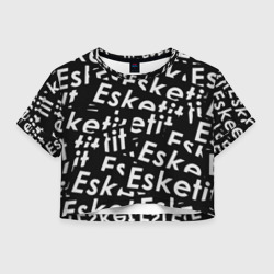 Женская футболка Crop-top 3D Esskeetit rap