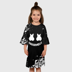 Детское платье 3D Marshmello splash - фото 2
