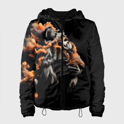 Женская куртка 3D Дымный тигр
