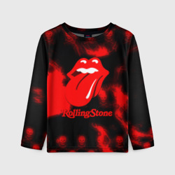 Детский лонгслив 3D Rolling Stone rock