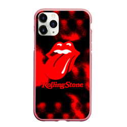 Чехол для iPhone 11 Pro Max матовый Rolling Stone rock
