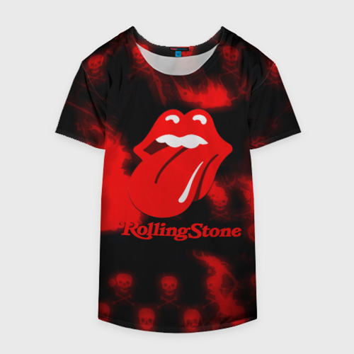 Накидка на куртку 3D Rolling Stone rock, цвет 3D печать - фото 4