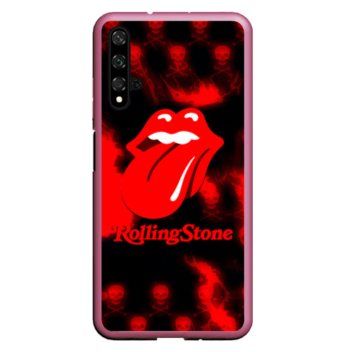 Чехол для Honor 20 Rolling Stone rock, цвет малиновый