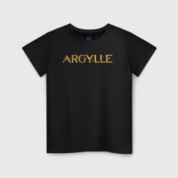 Детская футболка хлопок Argylle logo