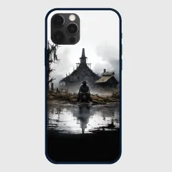 Чехол для iPhone 12 Pro Max Изба на болоте