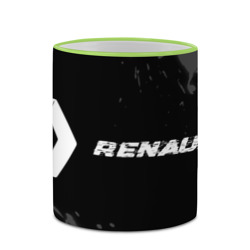 Кружка с полной запечаткой Renault speed на темном фоне со следами шин по-горизонтали - фото 2