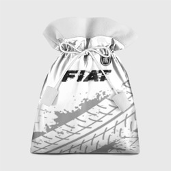 Подарочный 3D мешок Fiat speed на светлом фоне со следами шин посередине