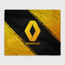 Плед 3D Renault - gold gradient