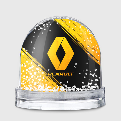 Игрушка Снежный шар Renault - gold gradient