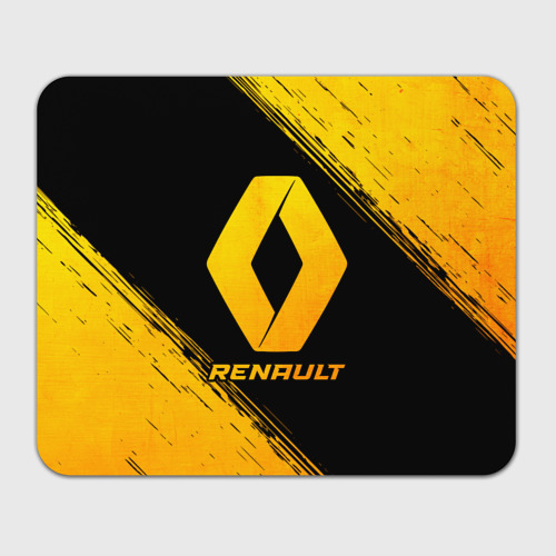 Прямоугольный коврик для мышки Renault - gold gradient