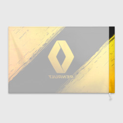 Флаг 3D Renault - gold gradient - фото 2