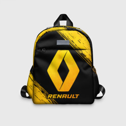Детский рюкзак 3D Renault - gold gradient
