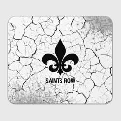 Прямоугольный коврик для мышки Saints Row glitch на светлом фоне