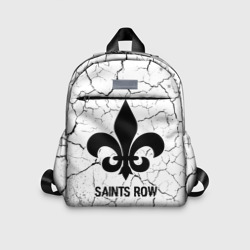 Детский рюкзак 3D Saints Row glitch на светлом фоне