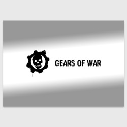 Поздравительная открытка Gears of War glitch на светлом фоне по-горизонтали
