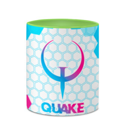 Кружка с полной запечаткой Quake neon gradient style - фото 2