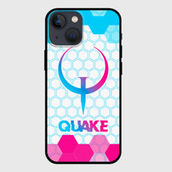 Чехол для iPhone 13 mini Quake neon gradient style