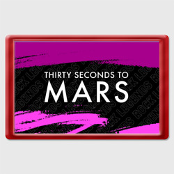 Thirty Seconds to Mars rock legends по-горизонтали – Магнит 45*70 с принтом купить