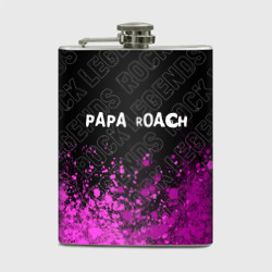 Фляга Papa Roach rock legends посередине