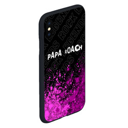 Чехол для iPhone XS Max матовый Papa Roach rock legends посередине - фото 2