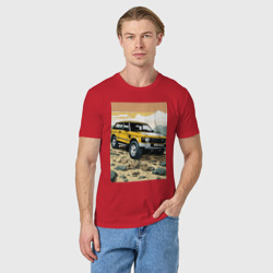Мужская футболка хлопок Land Rover discovery - фото 2