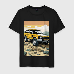 Land Rover discovery – Мужская футболка хлопок с принтом купить со скидкой в -20%