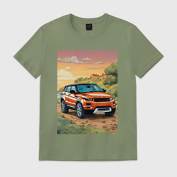 Мужская футболка хлопок Land rover evoque