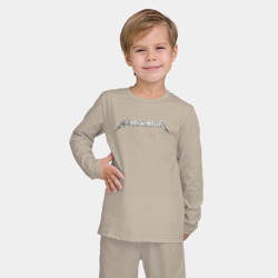 Детская пижама с лонгсливом хлопок Константин в стиле группы Металлика - фото 2