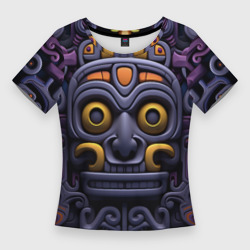 Женская футболка 3D Slim Орнамент в стиле ацтеков