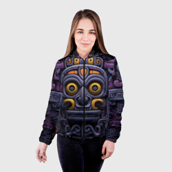 Женская куртка 3D Орнамент в стиле ацтеков - фото 2