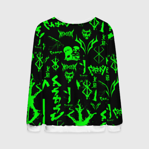 Мужской свитшот 3D Berserk neon green, цвет белый - фото 2