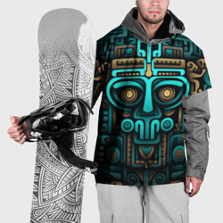 Накидка на куртку 3D Орнамент в ацтекском стиле