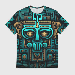 Мужская футболка 3D Орнамент в ацтекском стиле