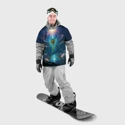 Накидка на куртку 3D Мистическая стрекоза