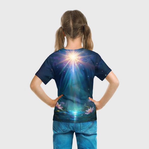 Детская футболка 3D Мистическая стрекоза, цвет 3D печать - фото 6