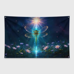 Флаг-баннер Мистическая стрекоза