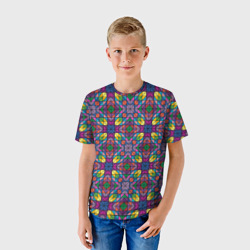 Детская футболка 3D Стеклянная мозаика - фото 2