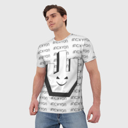 Мужская футболка 3D Злой фак - фото 2