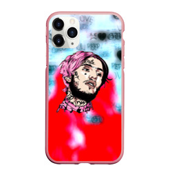 Чехол для iPhone 11 Pro Max матовый Lil peep steel rap