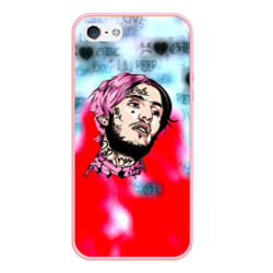 Чехол для iPhone 5/5S матовый Lil peep steel rap